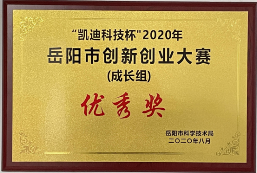 三湘智控云平臺(tái)項(xiàng)目獲2020年岳陽市創(chuàng)新創(chuàng)業(yè)大賽優(yōu)秀獎(jiǎng)