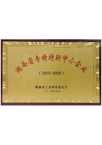 湖南省專精特新中小企業(yè)（2025-2028）